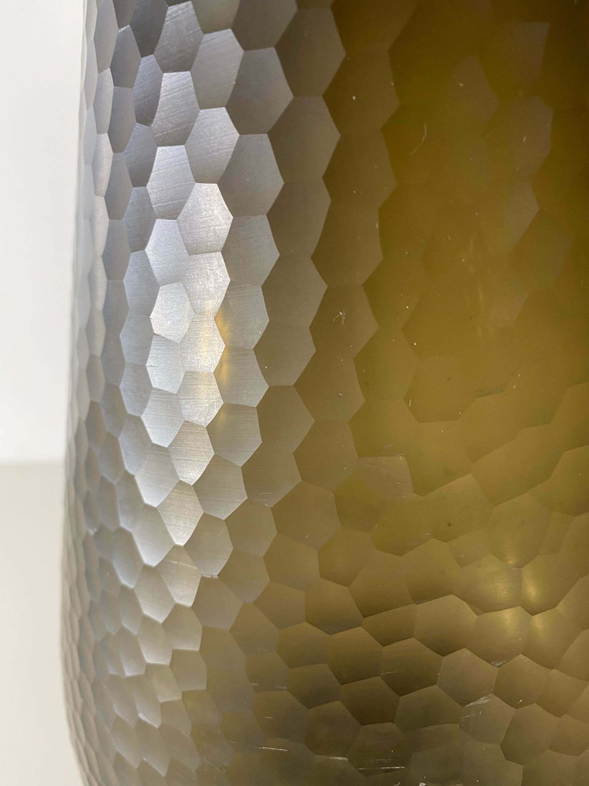 Battuto Nido D’ape Amber Vase Attributed To Carlo Scarpa, Murano, 1940 photo buy