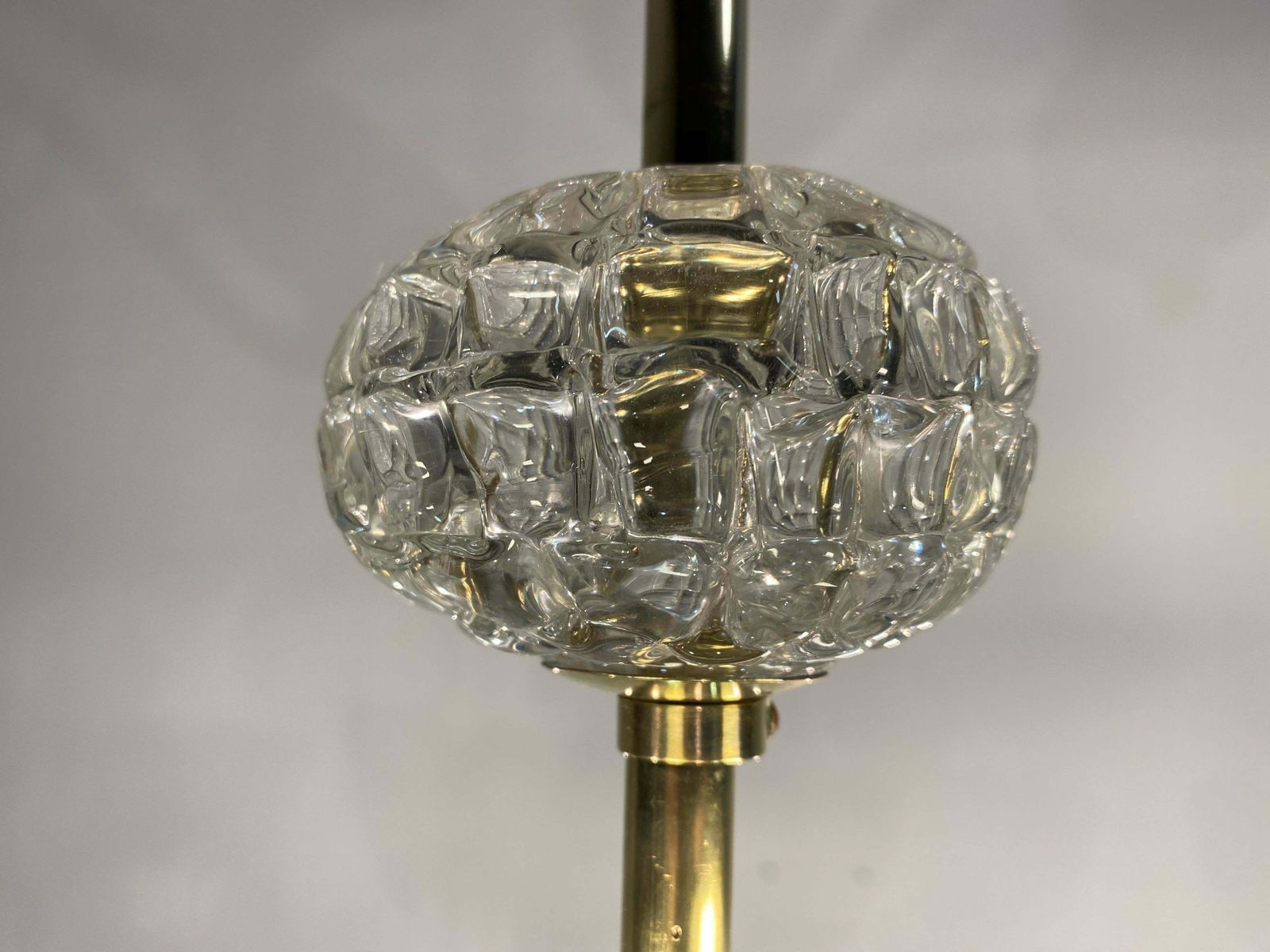 Art Deco Chandelier By Ercole Barovier, Murano, 1940 photo Lighting