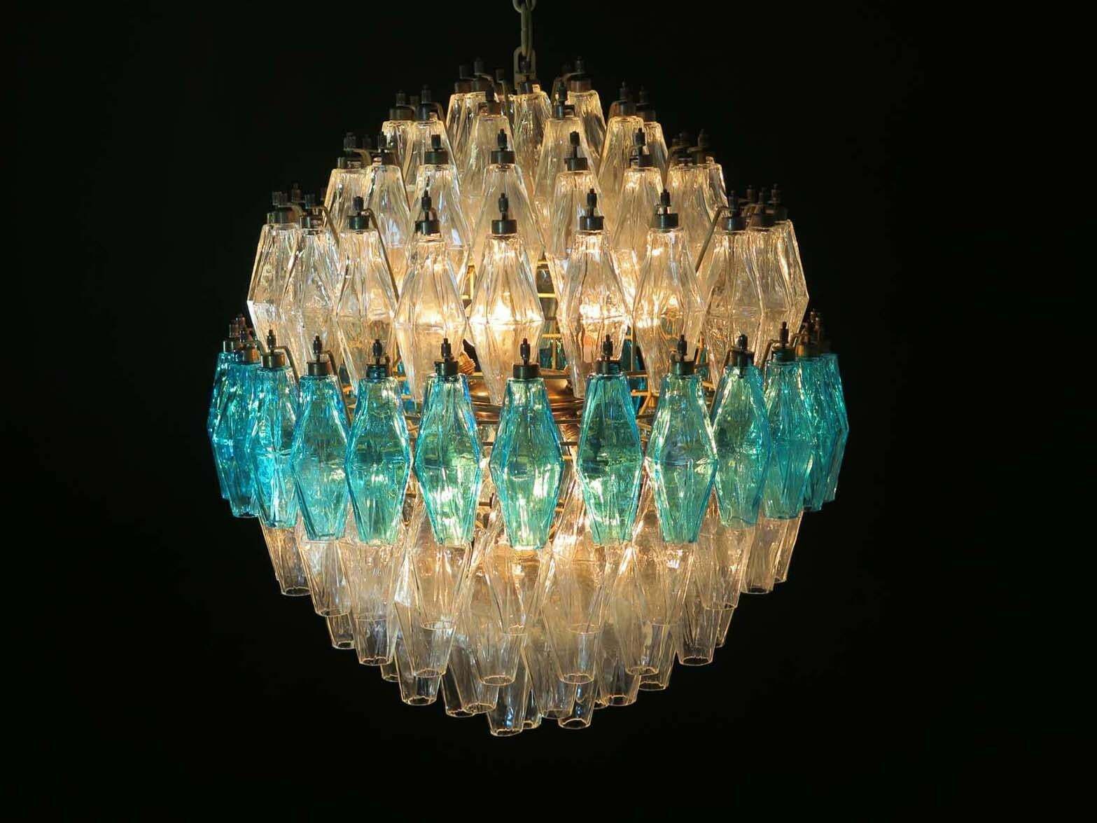 Extraordinary Pair Of Poliedri Spheres In Murano Glass photo vinterior