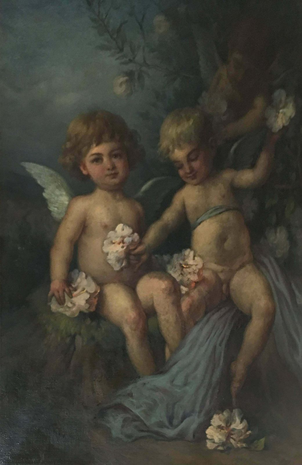 Three Little Angels By Krupka Ferenc, Budapest, 1911 photo furniture
