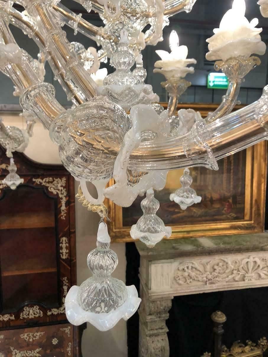 Majestic Italian Chandelier, Murano, 1980s photo 19343.0
