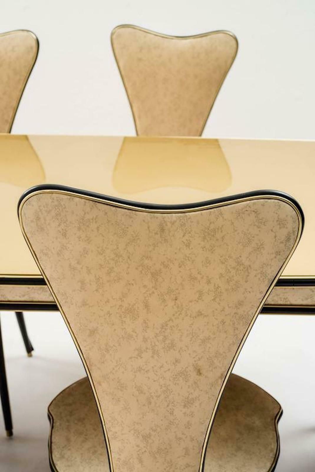 Set Of Six Chairs By Umberto Mascagni, 1950s photo vinterior