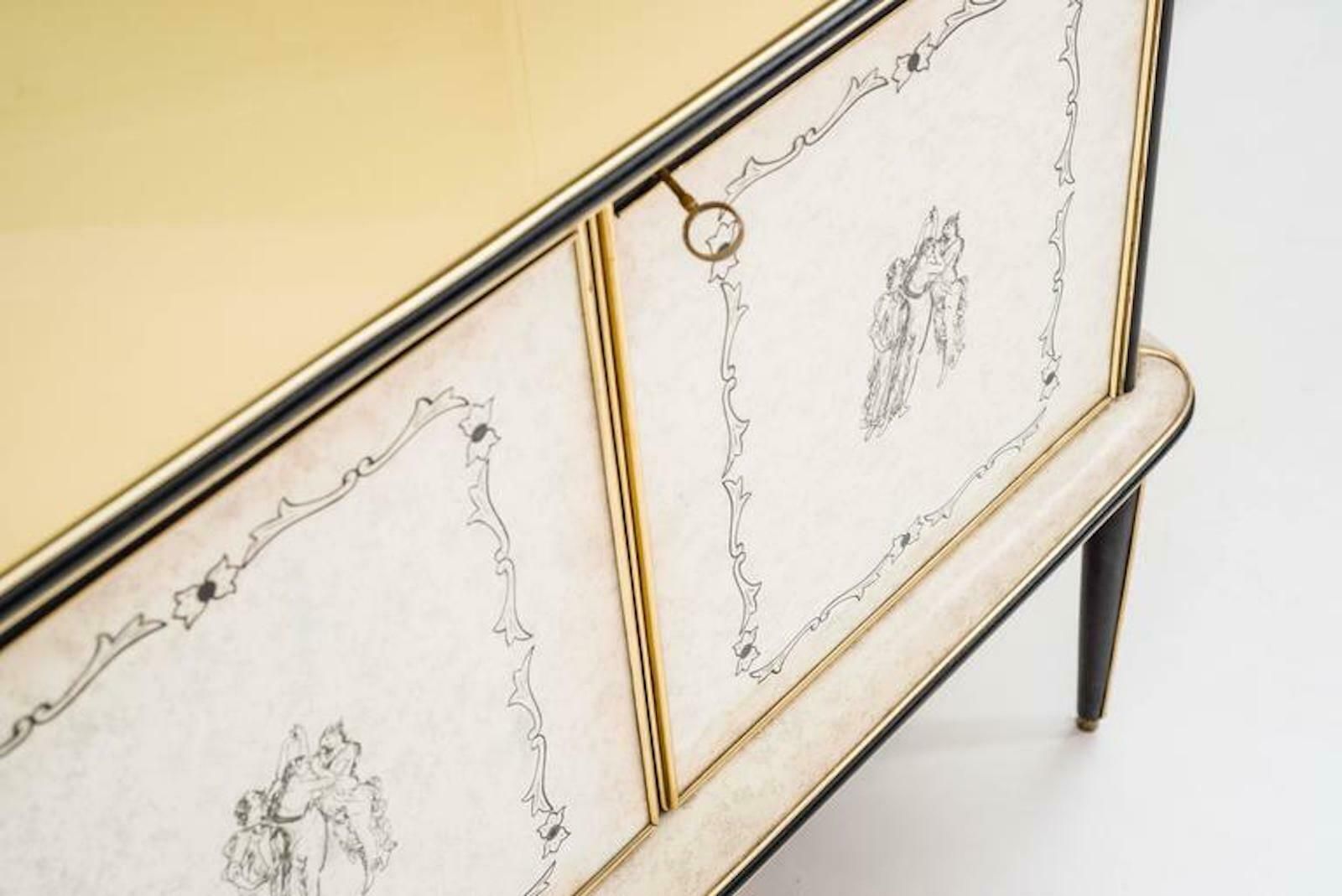 photo furniture Sideboard By Umberto Mascagni, 1950s