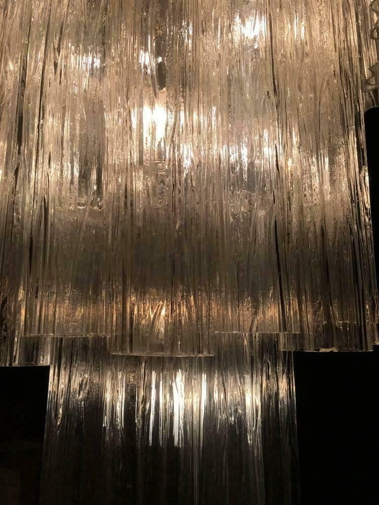 Italian Tronchi Chandelier By Toni Zuccheri For Venini Style, Murano photo buy