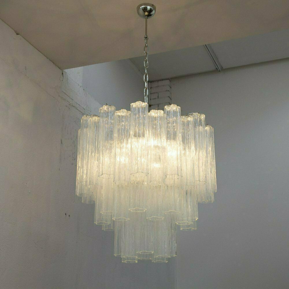 Vintage Italian Murano Glass Chandelier photo Lighting