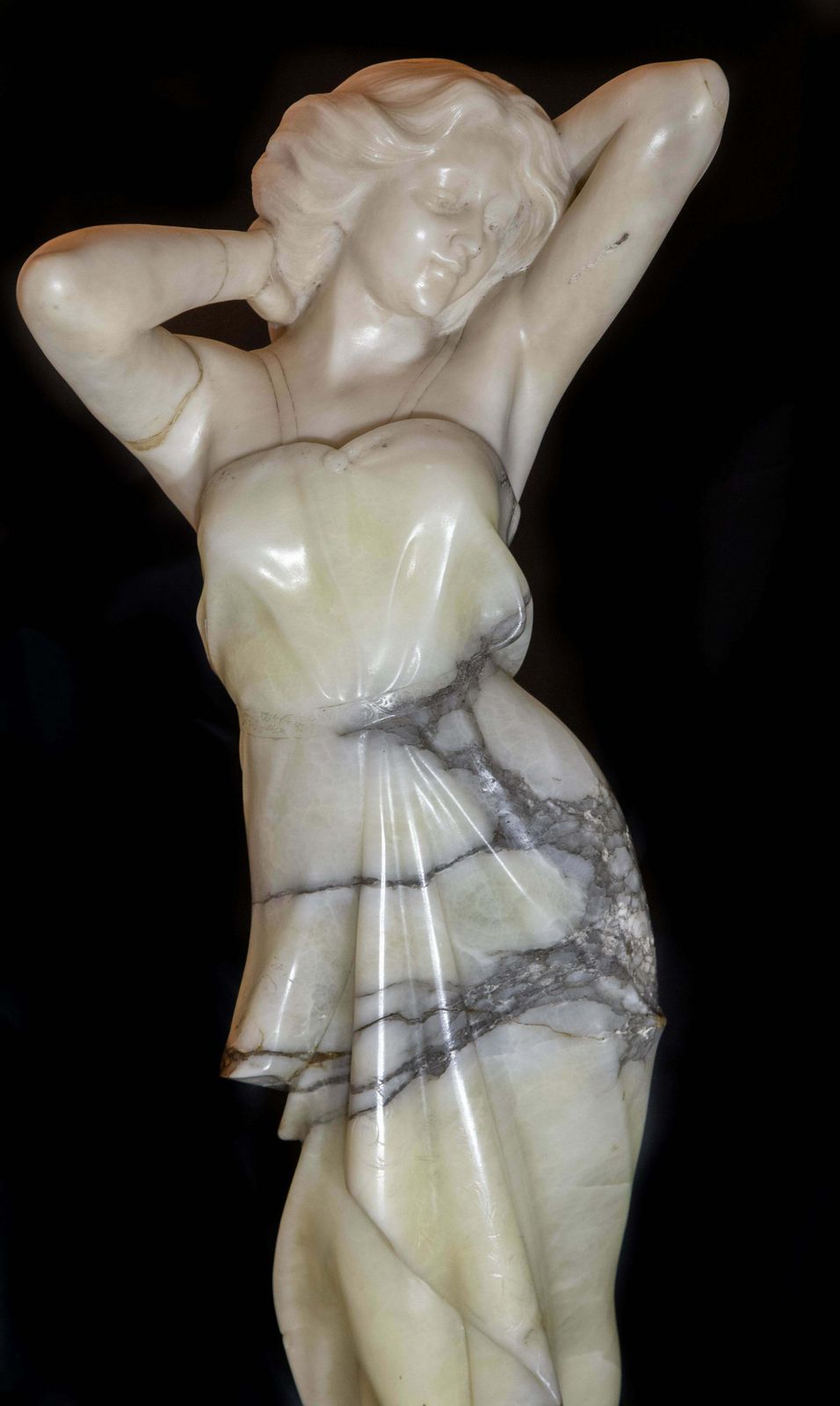 Vain Woman Italian Sculpture, 1890, Italy photo vinterior