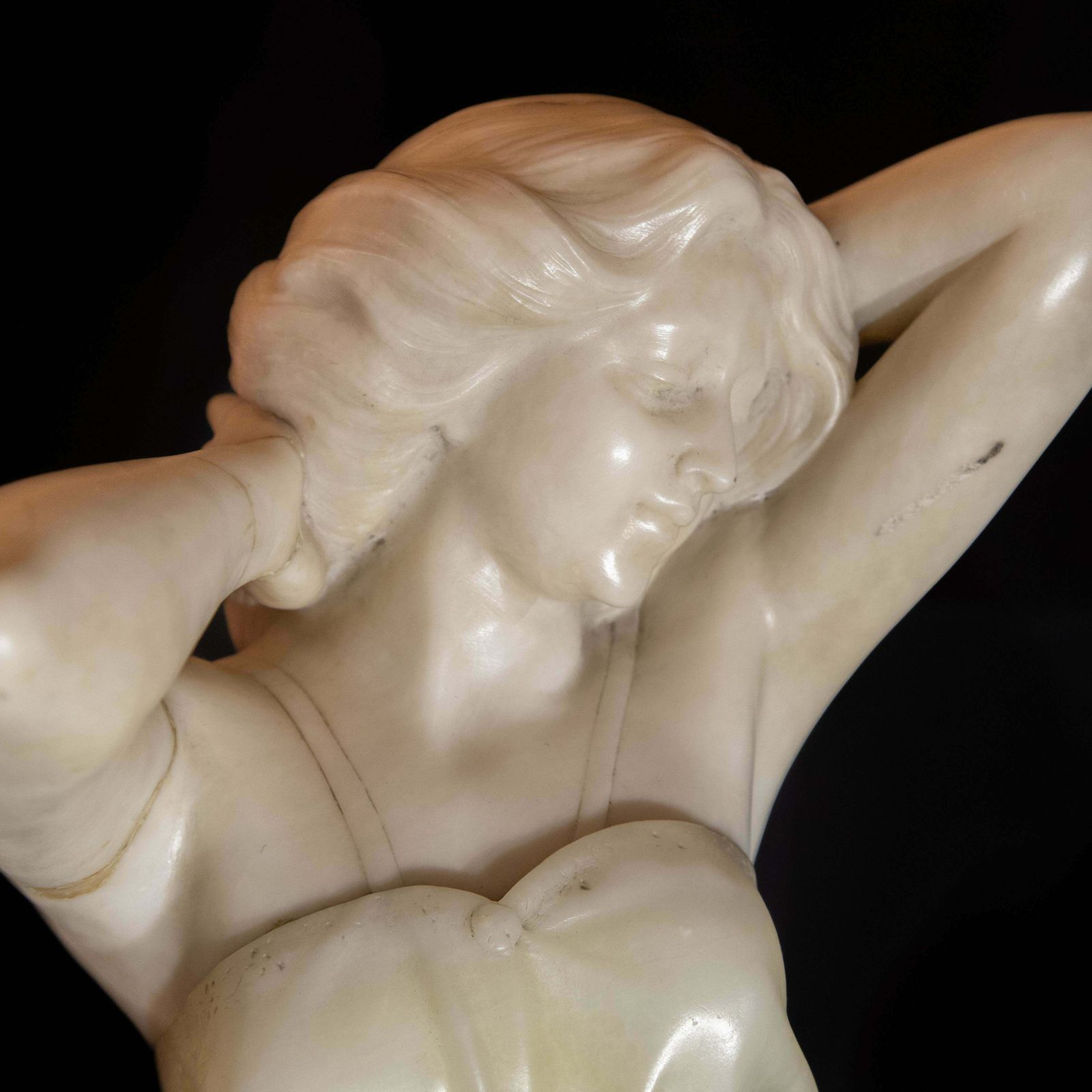 Vain Woman Italian Sculpture, 1890, Italy photo buy