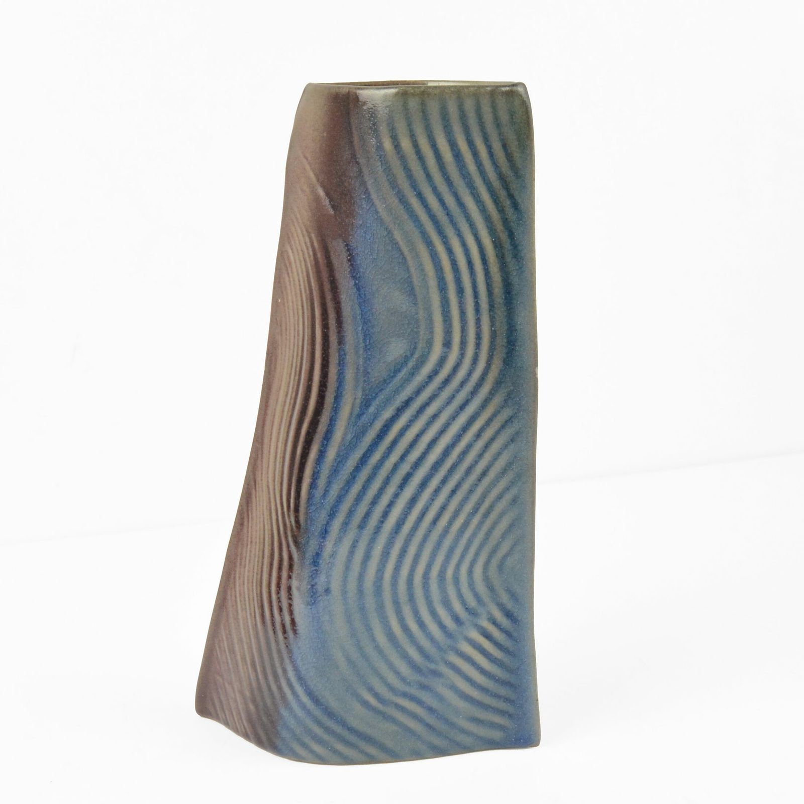 1985 Organic Modern Ceramic Vase Designed By Johann Van Loon Rosenthal Studio Line, Germany photo 137.0