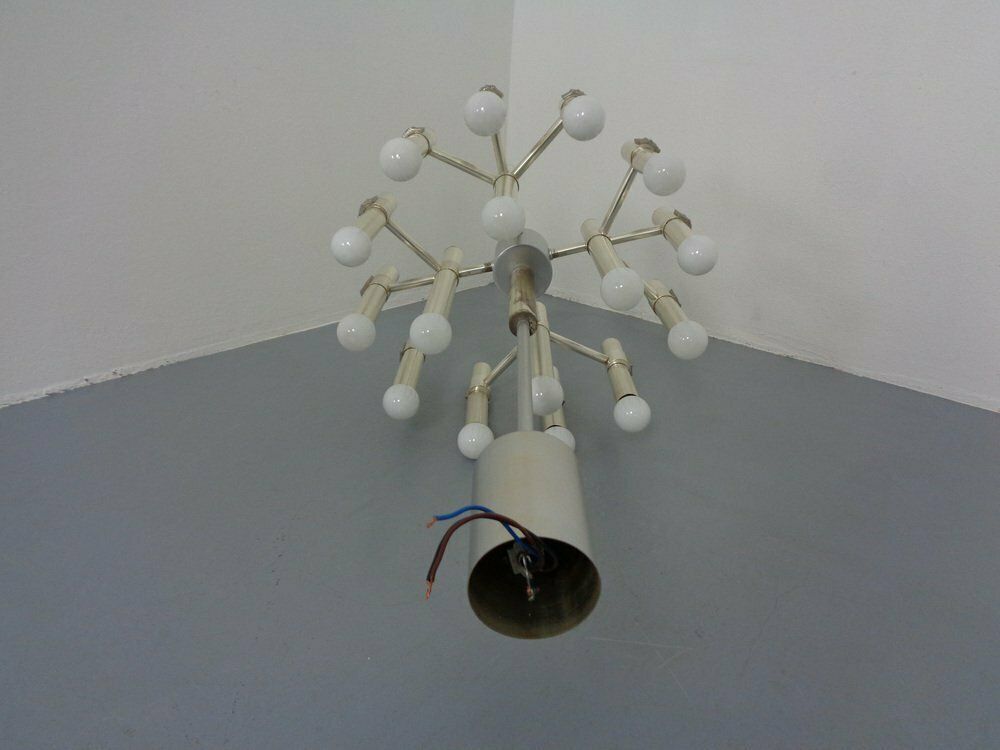 photo vinterior Italian Sputnik Chandelier By Angelo Brotto For Esperia, 1960s