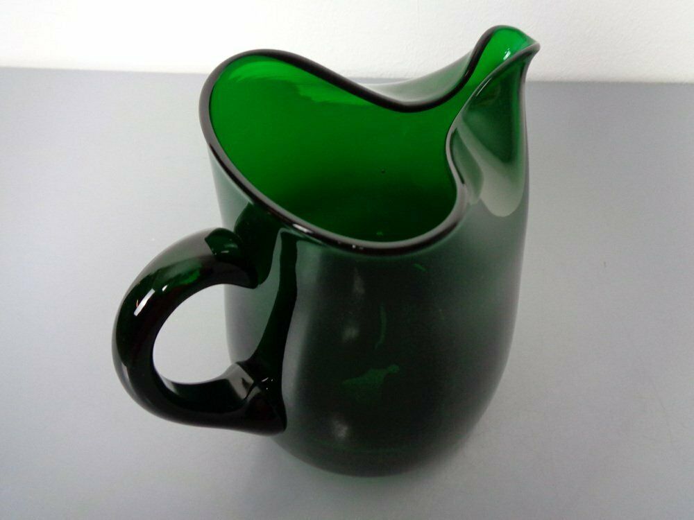 photo for sale Italian Green Glass Decanter & Tumbler, 1960s, Set Of 7