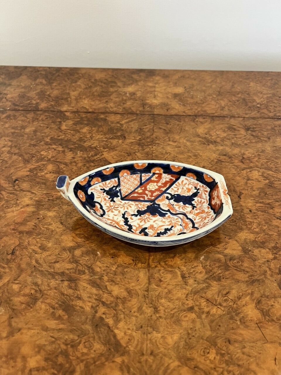 Unusual Collection Of Four Antique Japanese Imari Shaped Dishes photo for sale