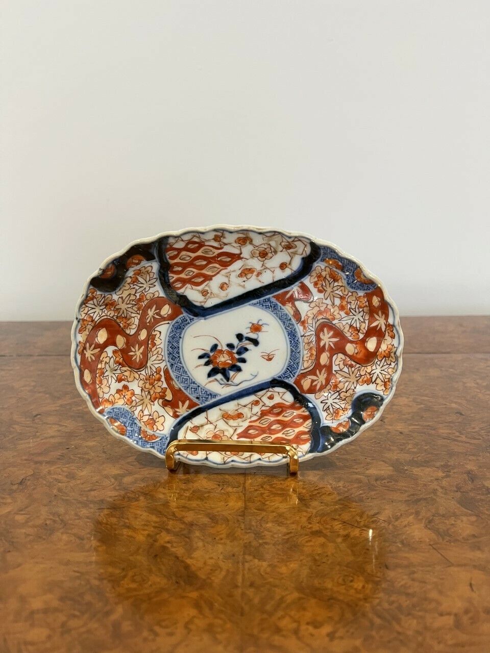 Unusual Collection Of Four Antique Japanese Imari Shaped Dishes photo vinterior