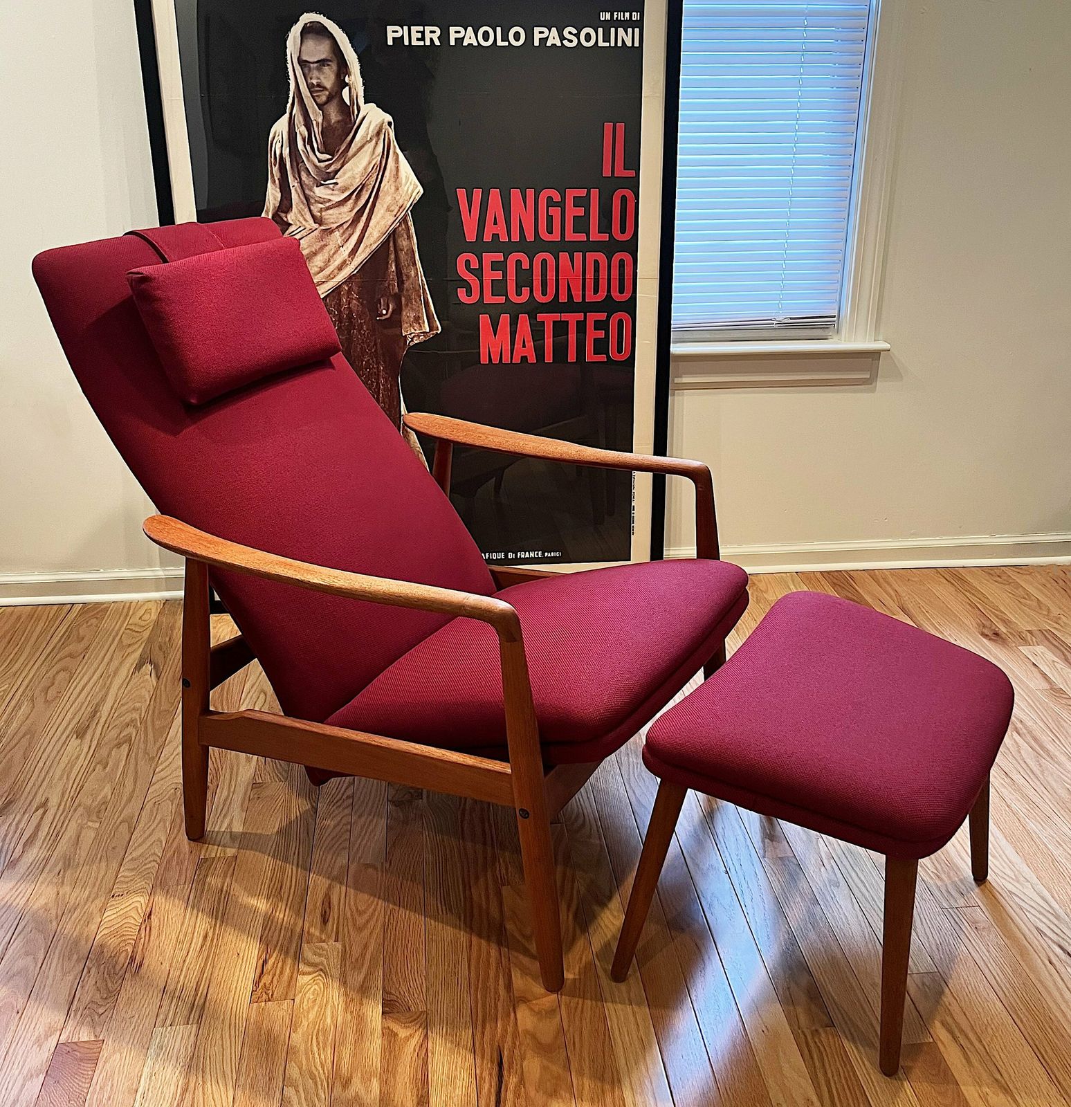Danish Modern Søren Ladefoged Reclining Teak Lounge Chair And Ottoman photo furniture