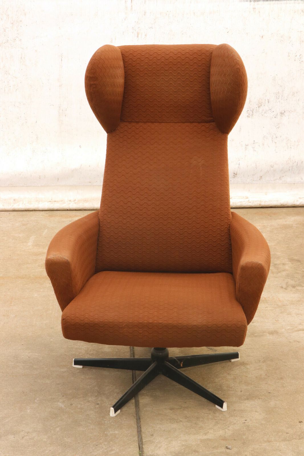 Mid Century Czechoslovak Swivel Armchair By Drevotvar, 1970´S