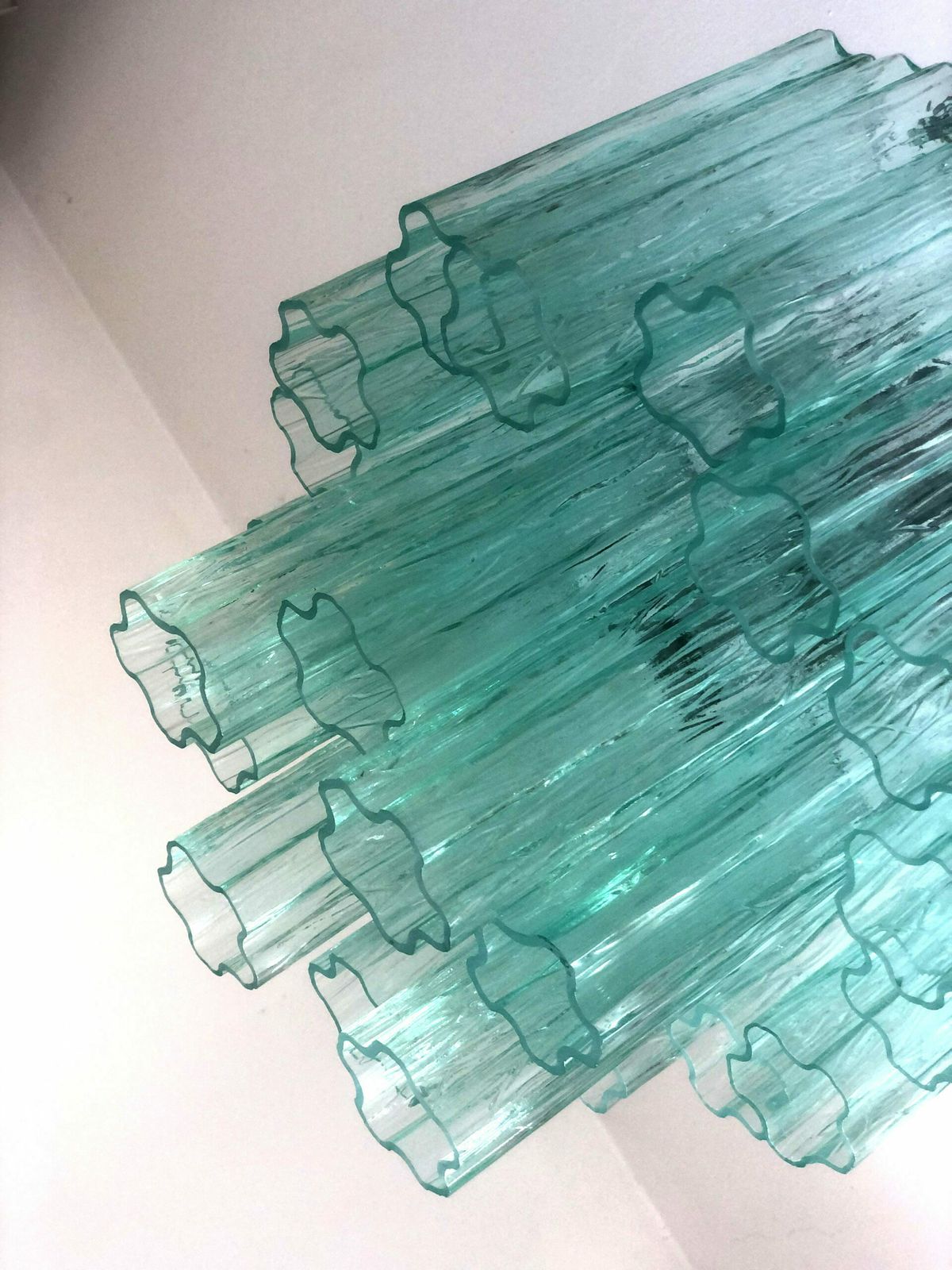 Green Wather Tronchi Murano Glass Chandelier D50 photo Lighting