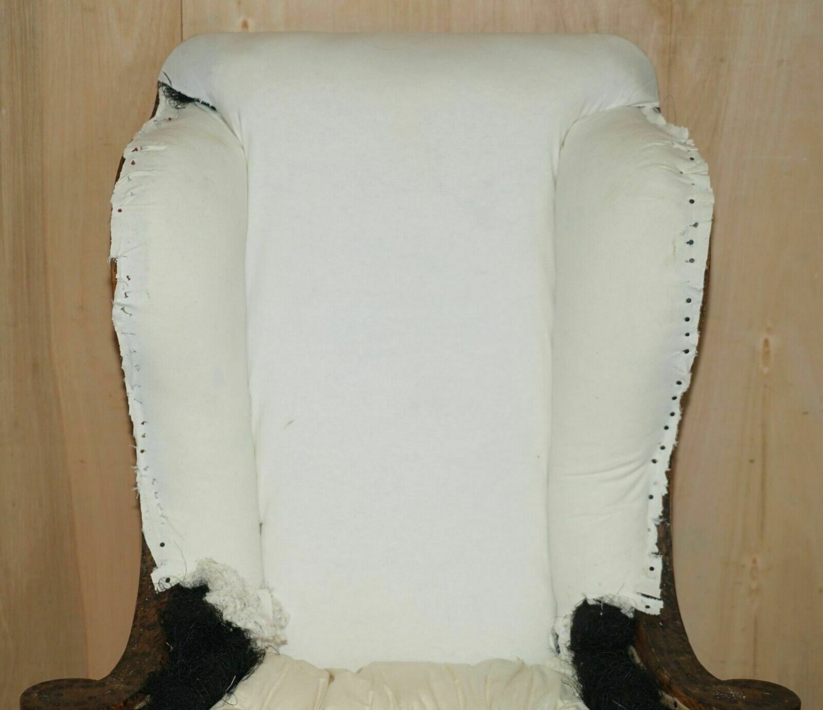 Pair Of Antique Georgian Deconstructed Wingback Armchairs William Morris Arms photo Furniture