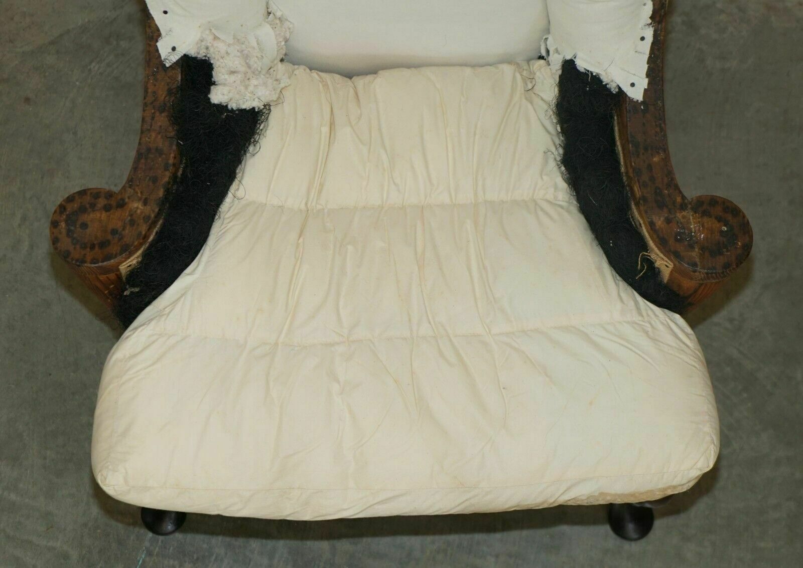 6000.0 Pair Of Antique Georgian Deconstructed Wingback Armchairs William Morris Arms photo