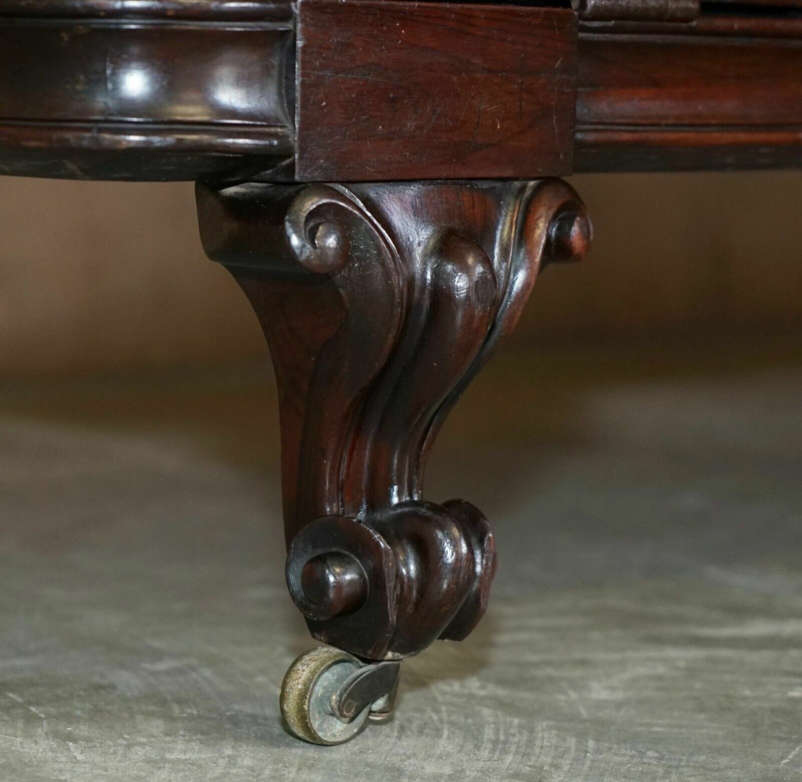 Rare Antique William IV Circa 1830 Mahogany Chesterfield Extending Chaise Lounge photo vinterior