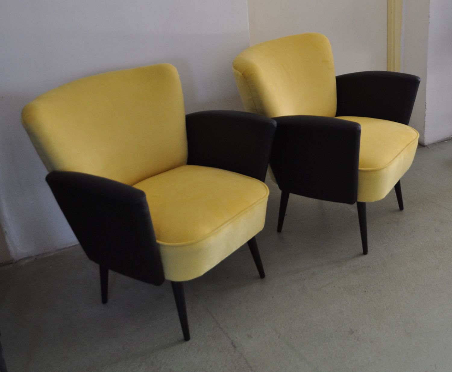 Midcentury Cocktail Chairs, Pair photo furniture