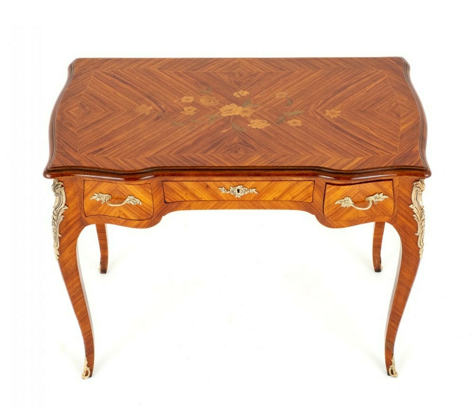 French Bureau Plat Desk Kingwood Antiques photo Furniture
