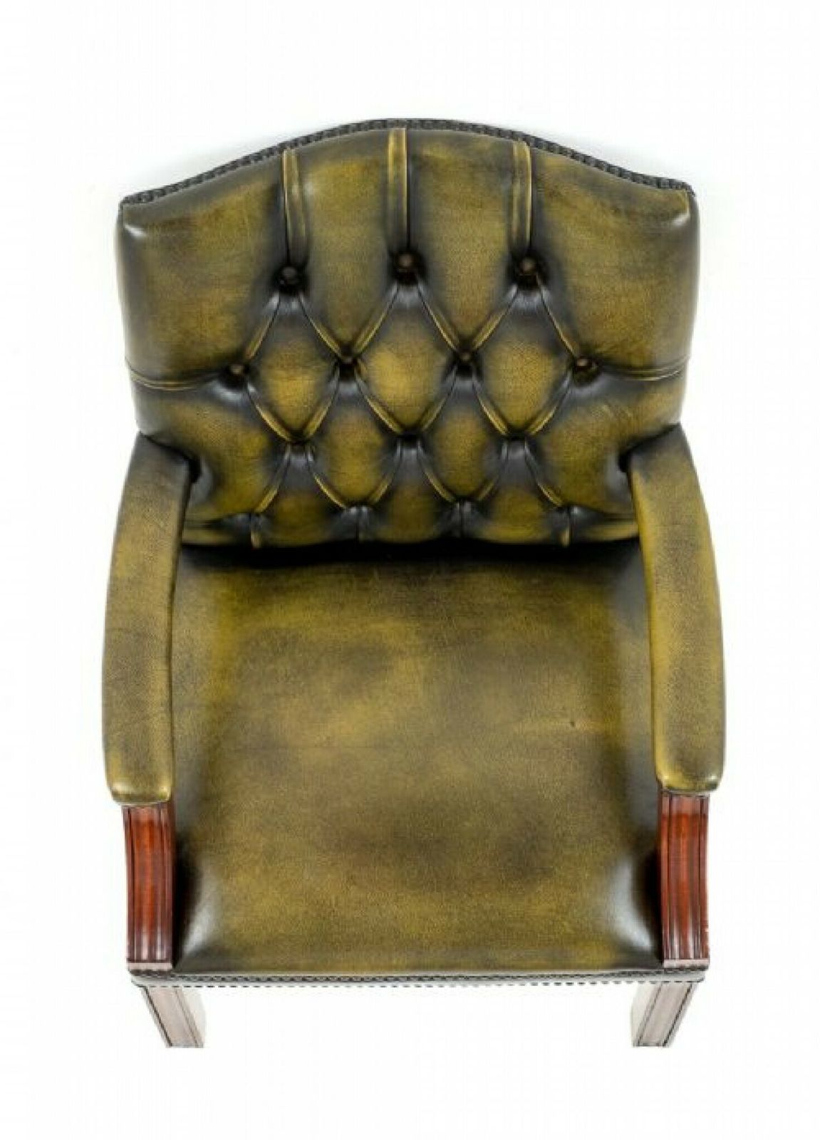 Georgian Revival Arm Chair Leather Gainsborough photo buy