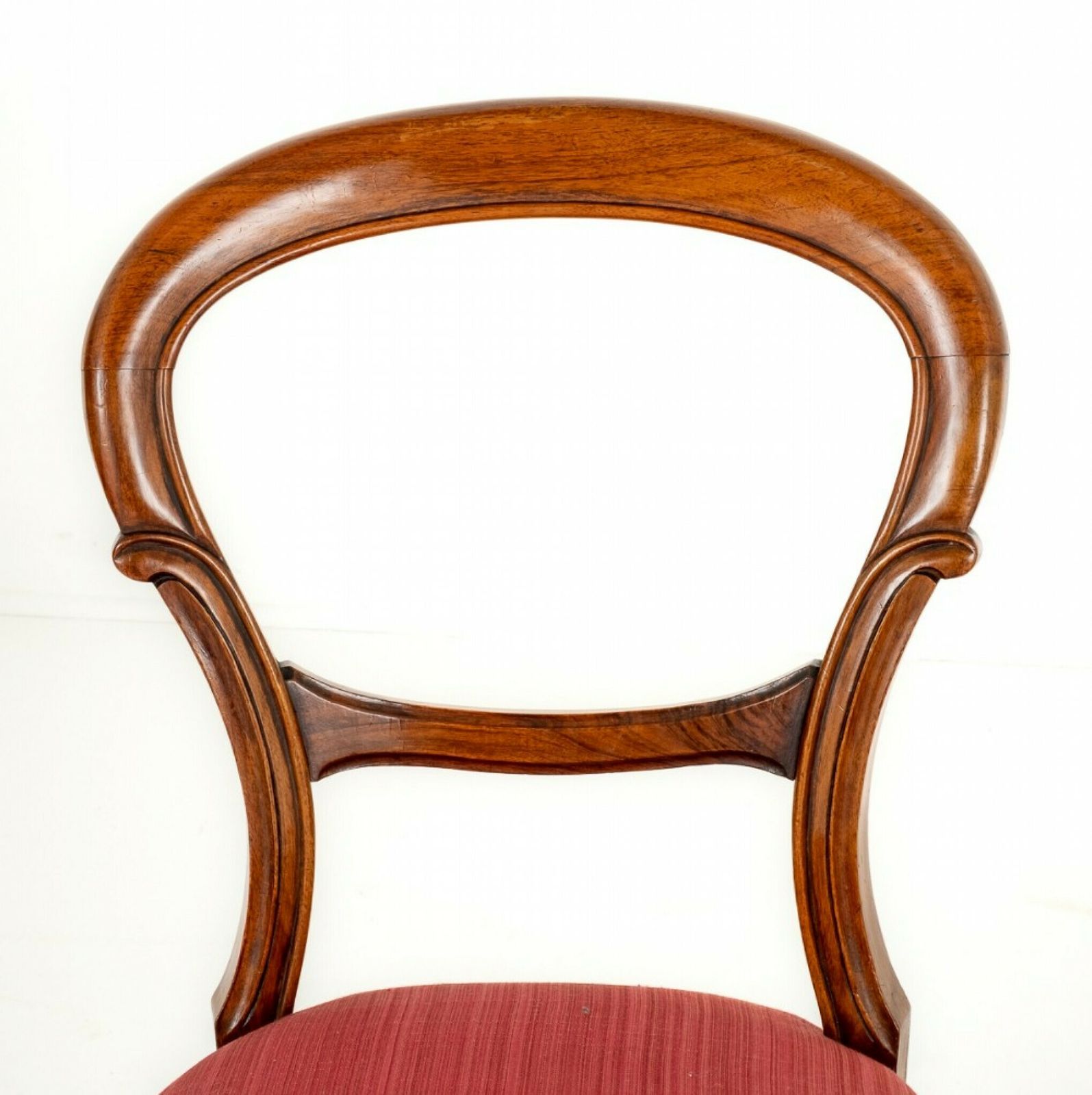 Pair Victorian Chairs Walnut Balloon Back 1860 photo Furniture