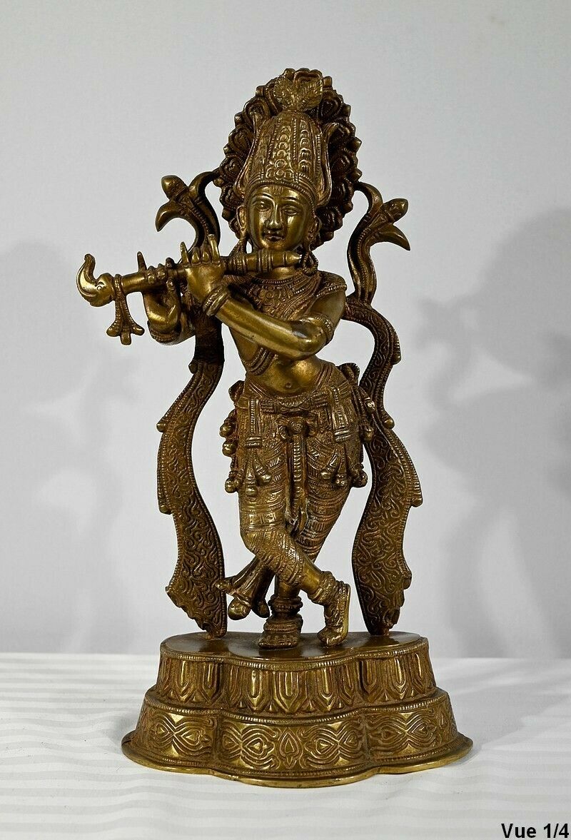 Bronze “Krishna” – Late 19th Century photo Home Decor
