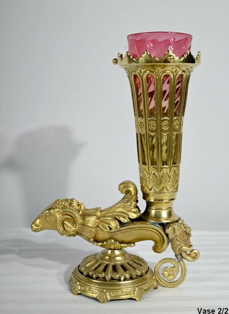 Home Decor Pair Of Bronze Rython Vases – 1st Part Of The 19th Century photo