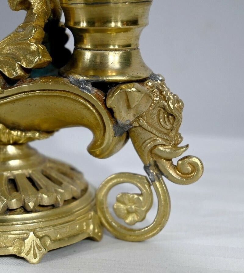 photo buy Pair Of Bronze Rython Vases – 1st Part Of The 19th Century
