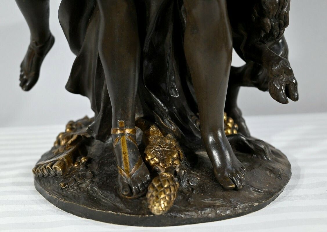 6555.95 Bronze "Bacchanal", After Clodion   2nd Part Of The 19th Century photo