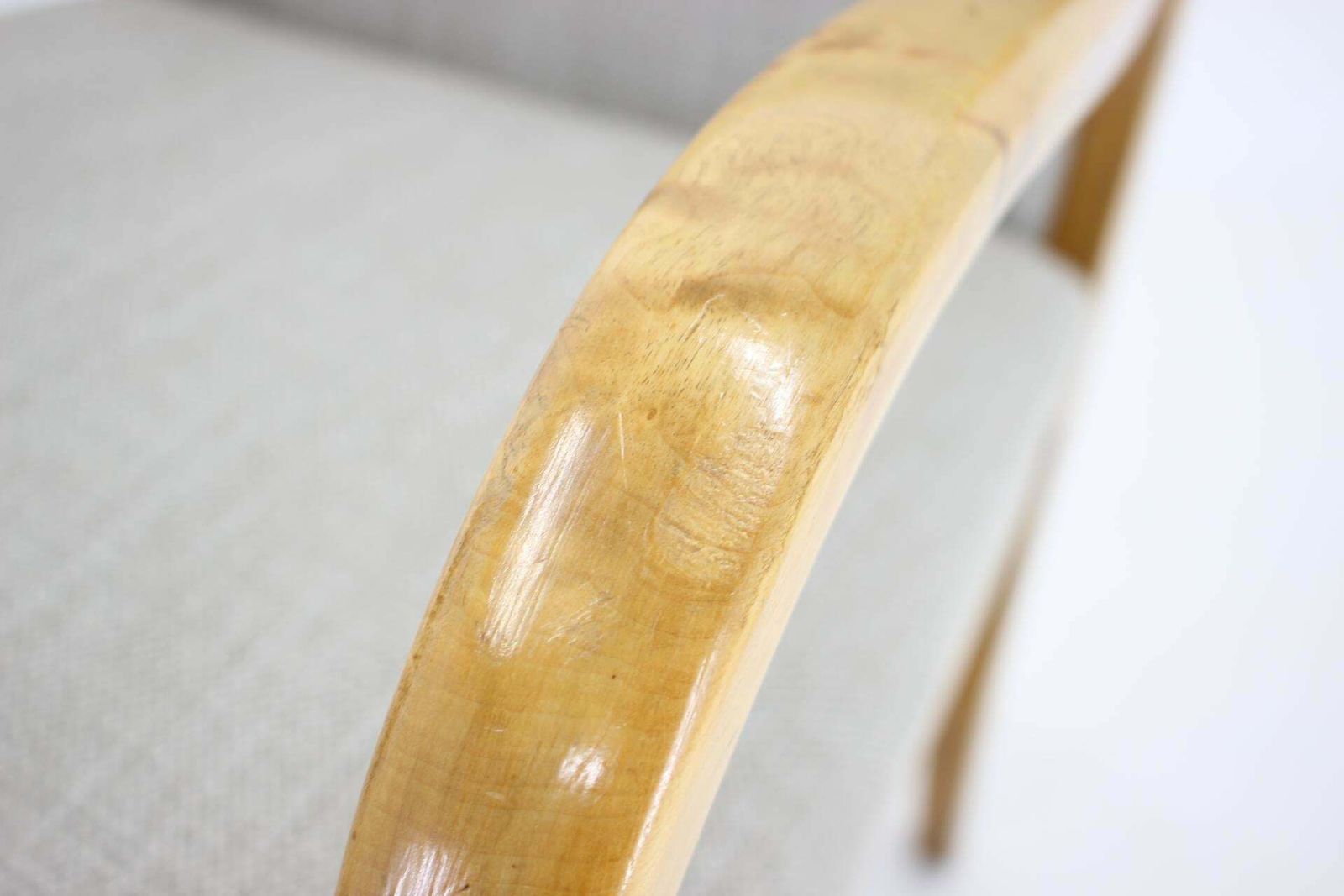 photo buy 1950s Pair Of Frits Henningsen Armchairs In Birch Wood ,Denmark