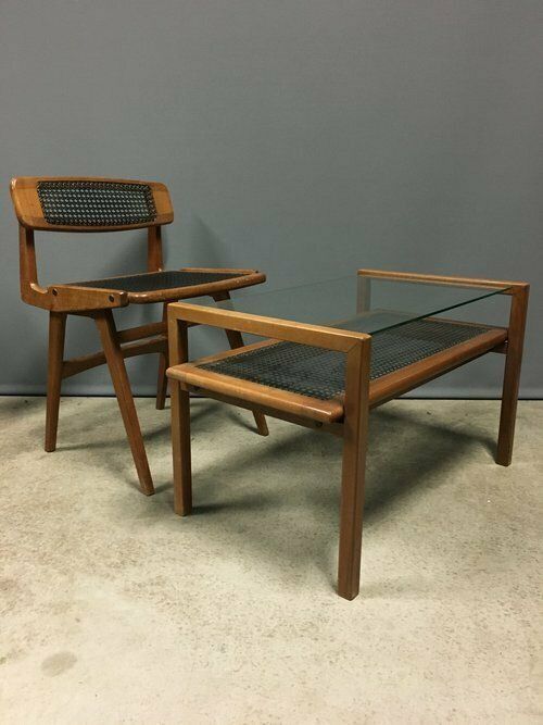 Roger Landault Chair And Coffee Table Set From The 1950’s photo 1683.0