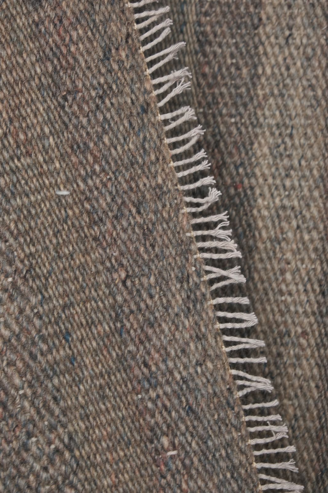 1960s Mid 20th Century Gray Anatolian Kilim Rug photo Textiles