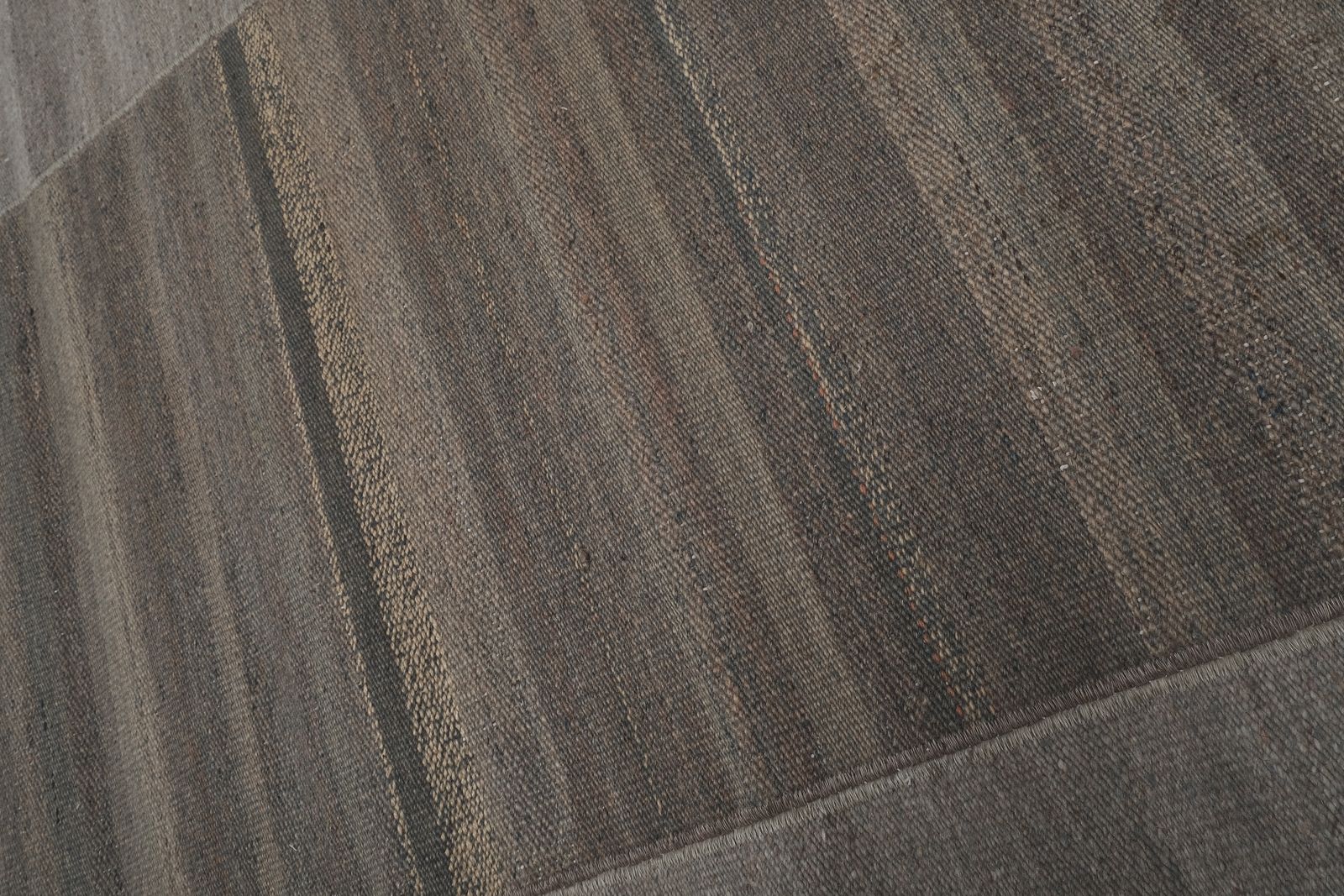 Textiles 1960s Mid 20th Century Gray Anatolian Kilim Rug photo