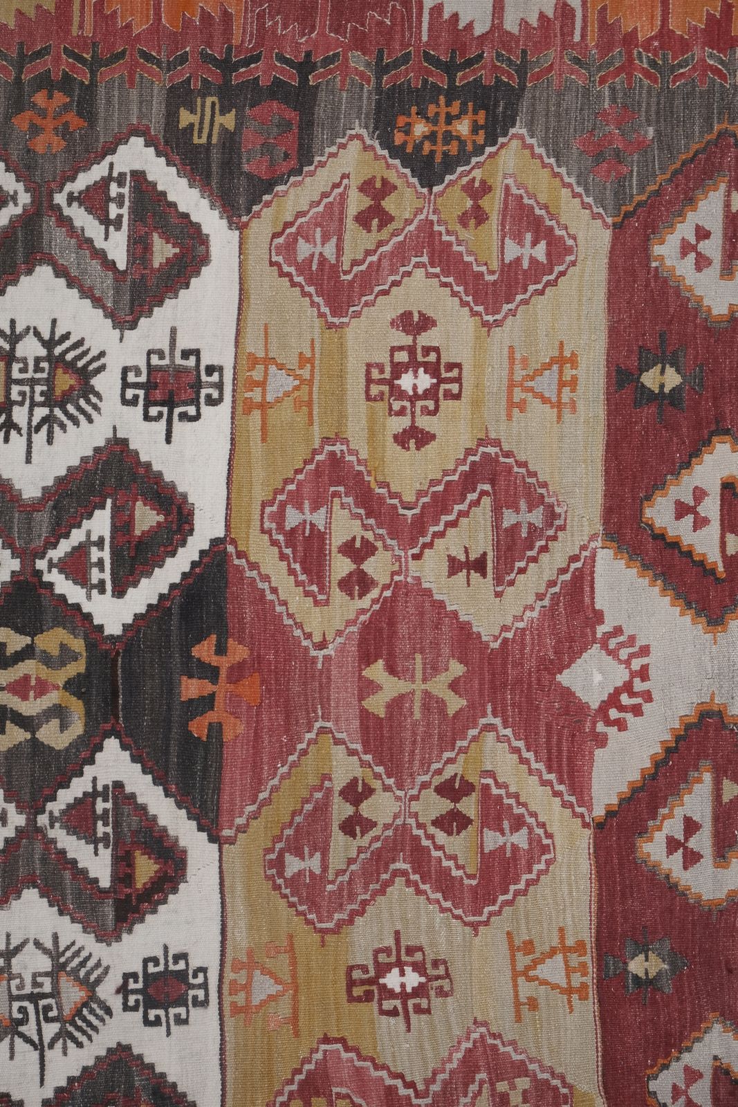 Vintage Foyer Turkish Kilim Rug 4'11'' X 14'5'' photo vinterior