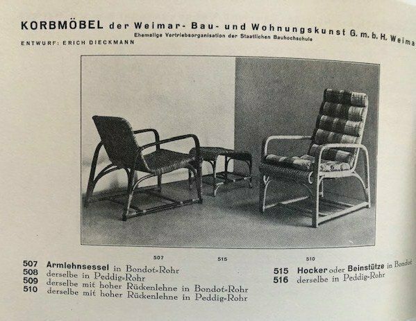 photo vinterior Erich Dieckmann 1930s Bauhaus Lounge Chair