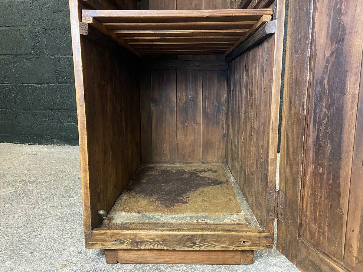 French Pine Baker's Proving Pantry photo vintage