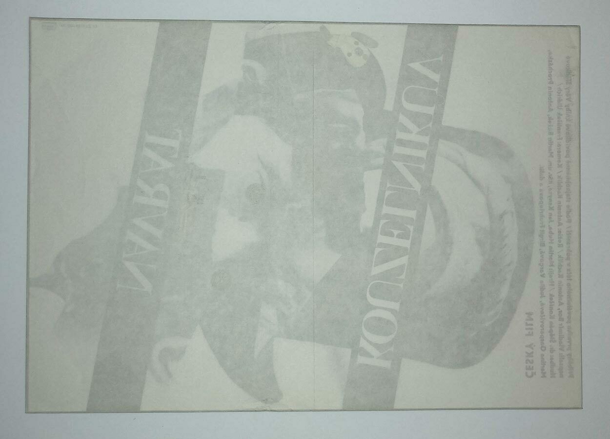 Original Film Poster, The Return Of A Magician, Milan Grygar, 1985, Genuine Czech Vintage Print photo buy