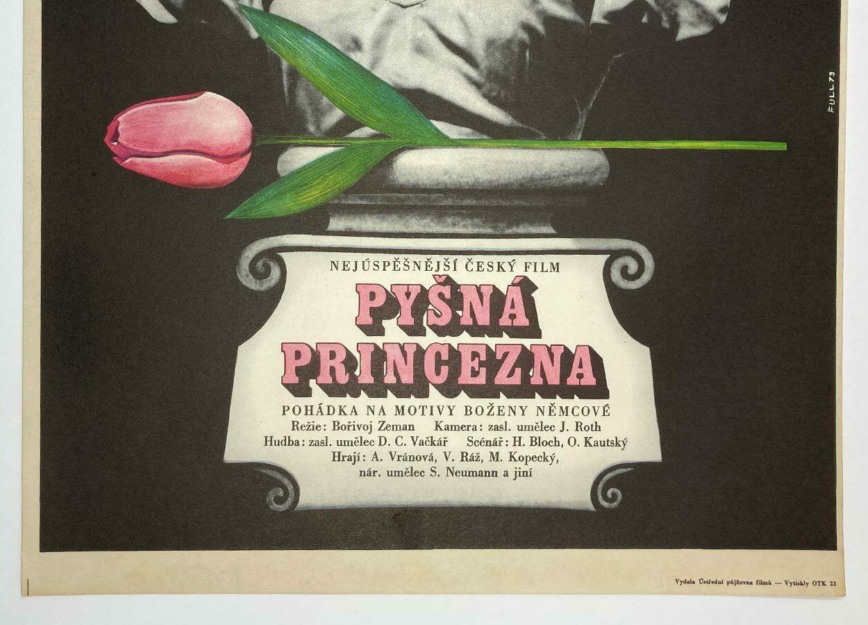 Movie Poster, Proud Princess 2, Dobroslav Foll, 1973 photo for sale