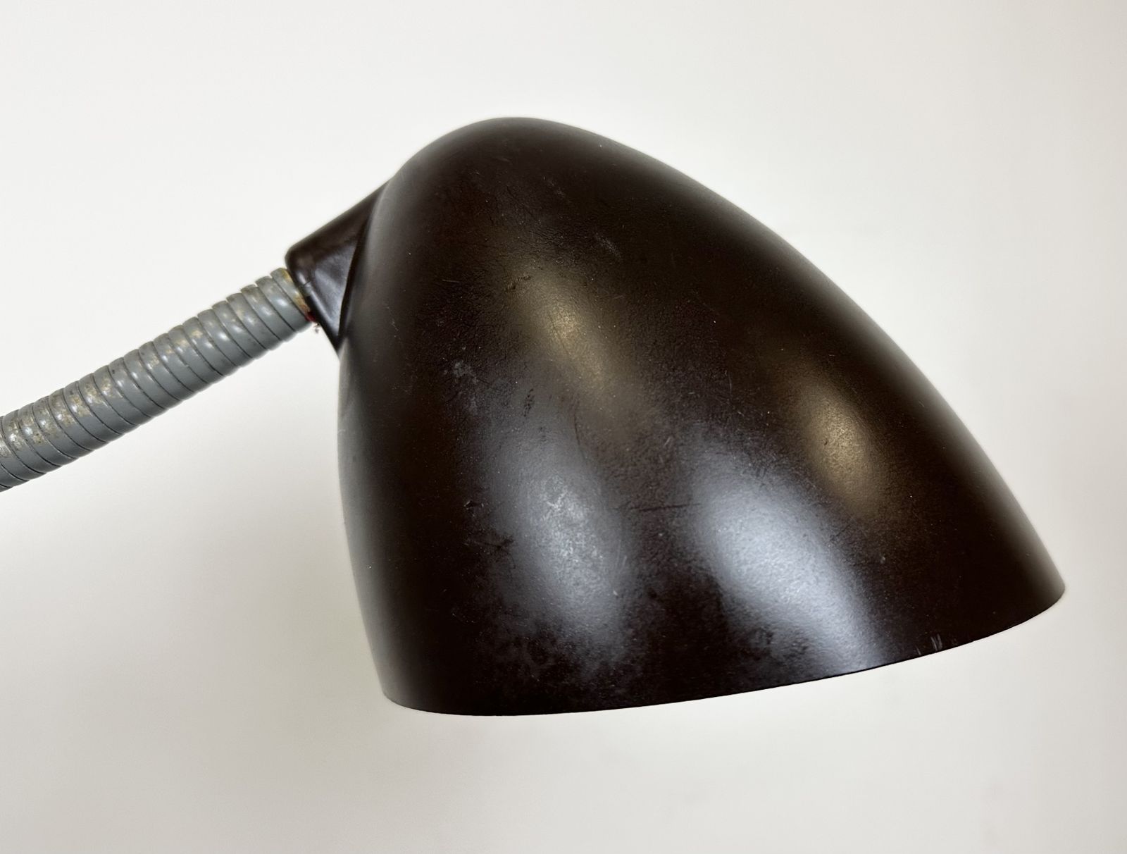 Grey Industrial Scissor Wall Lamp From Elektroinstala, 1960s photo vintage