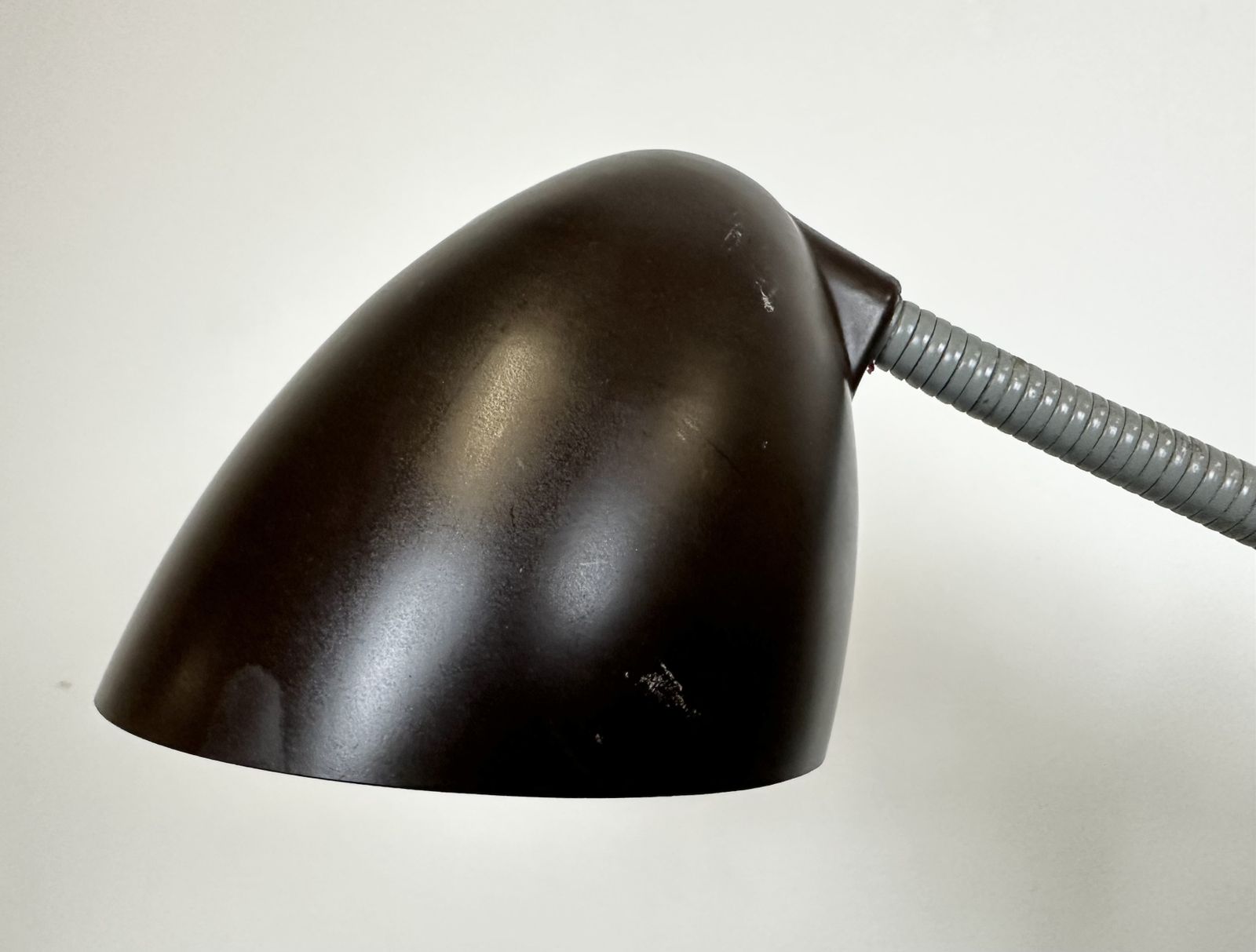 249.0 Grey Industrial Scissor Wall Lamp From Elektroinstala, 1960s photo