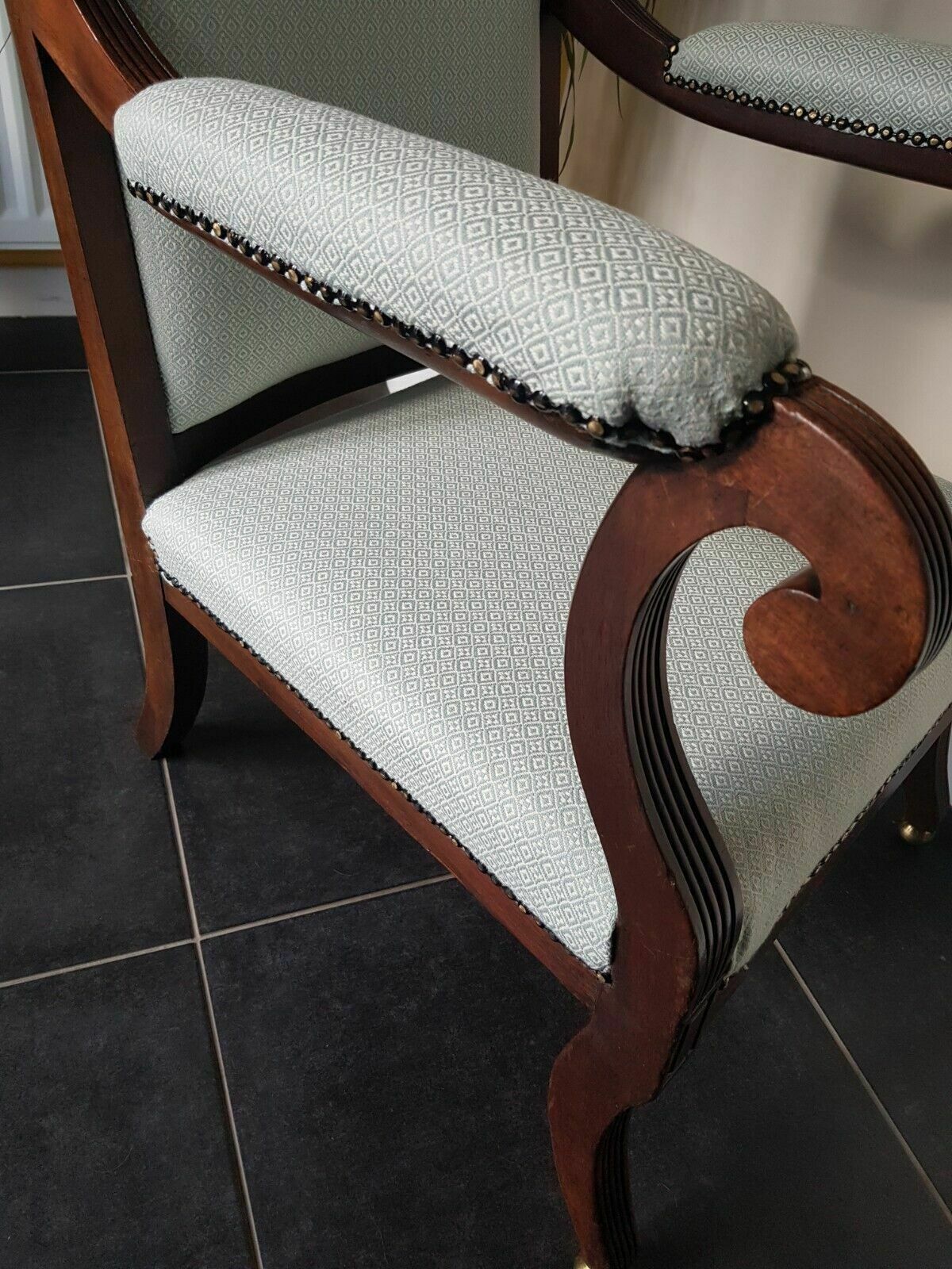 Early Regency Reupholstered Country House Armchair Antique Circa 1830 photo buy