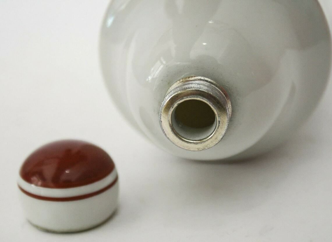 Robj Paris Ceramic Bottle Porcelain Vintage Design Art Deco Nouveau photo 318.0