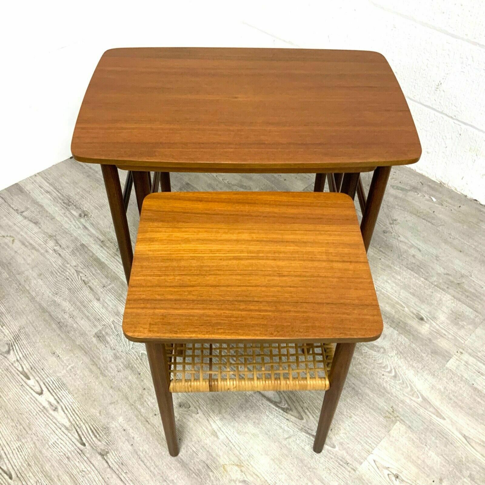 Johnnes Andersen Teak Nest Of Tables For Cfc Silkeborg  Danish Mid Century photo vinterior