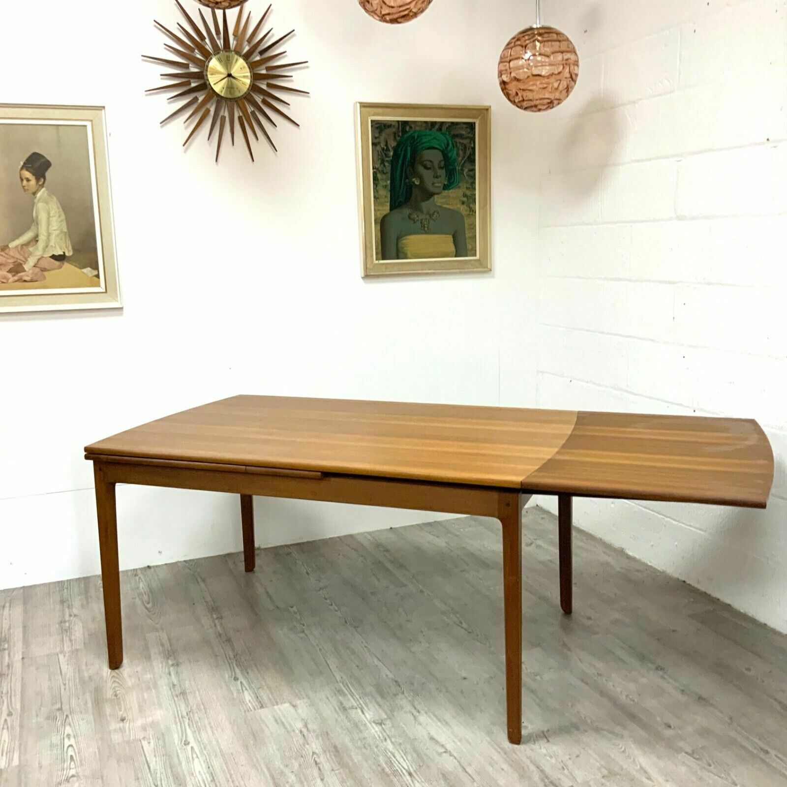 Danish Teak Draw Leaf Dining Table By Ole Wanscher For France And Son photo furniture