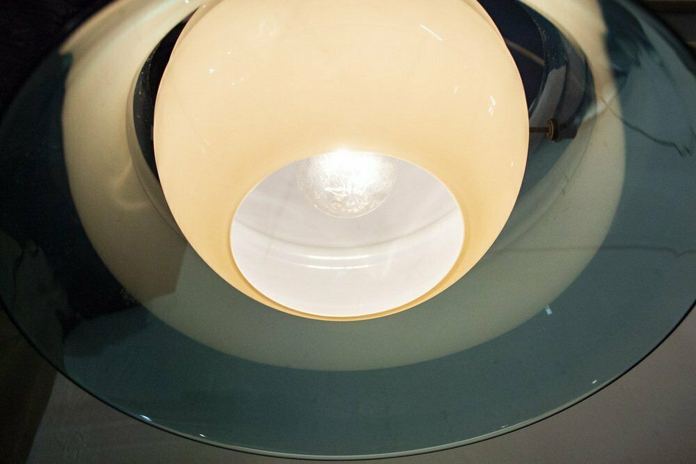 Murano Glazen Lamp Van Vistosi, Italië, Jaren 1960 photo furniture