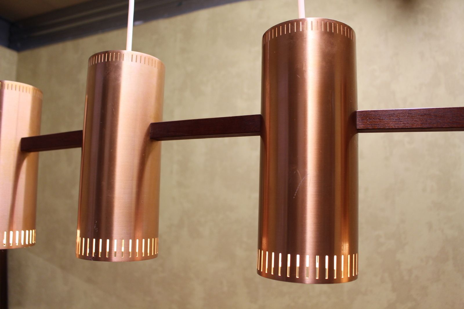 Smart Fog And Morup 1960’s Cylinder IV Pendant Lamp By Jo Hammerborg photo 875.0