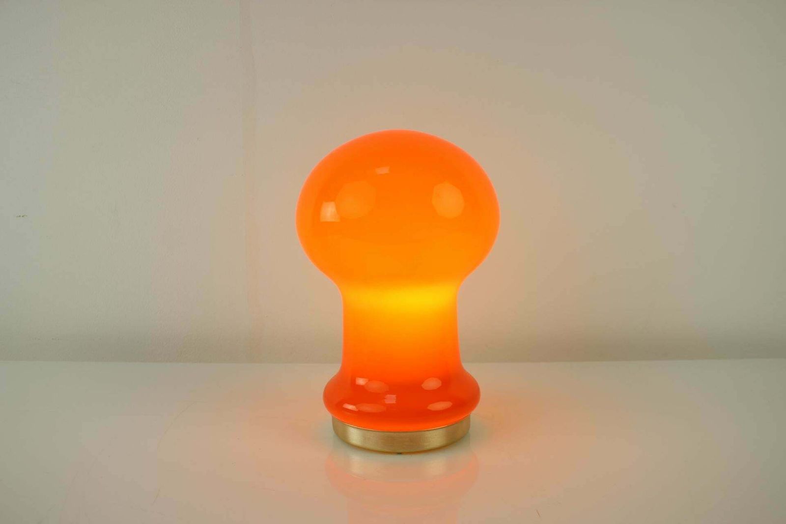 All Glass Table Lamp By Valasske Mezirici, 1970s photo for sale