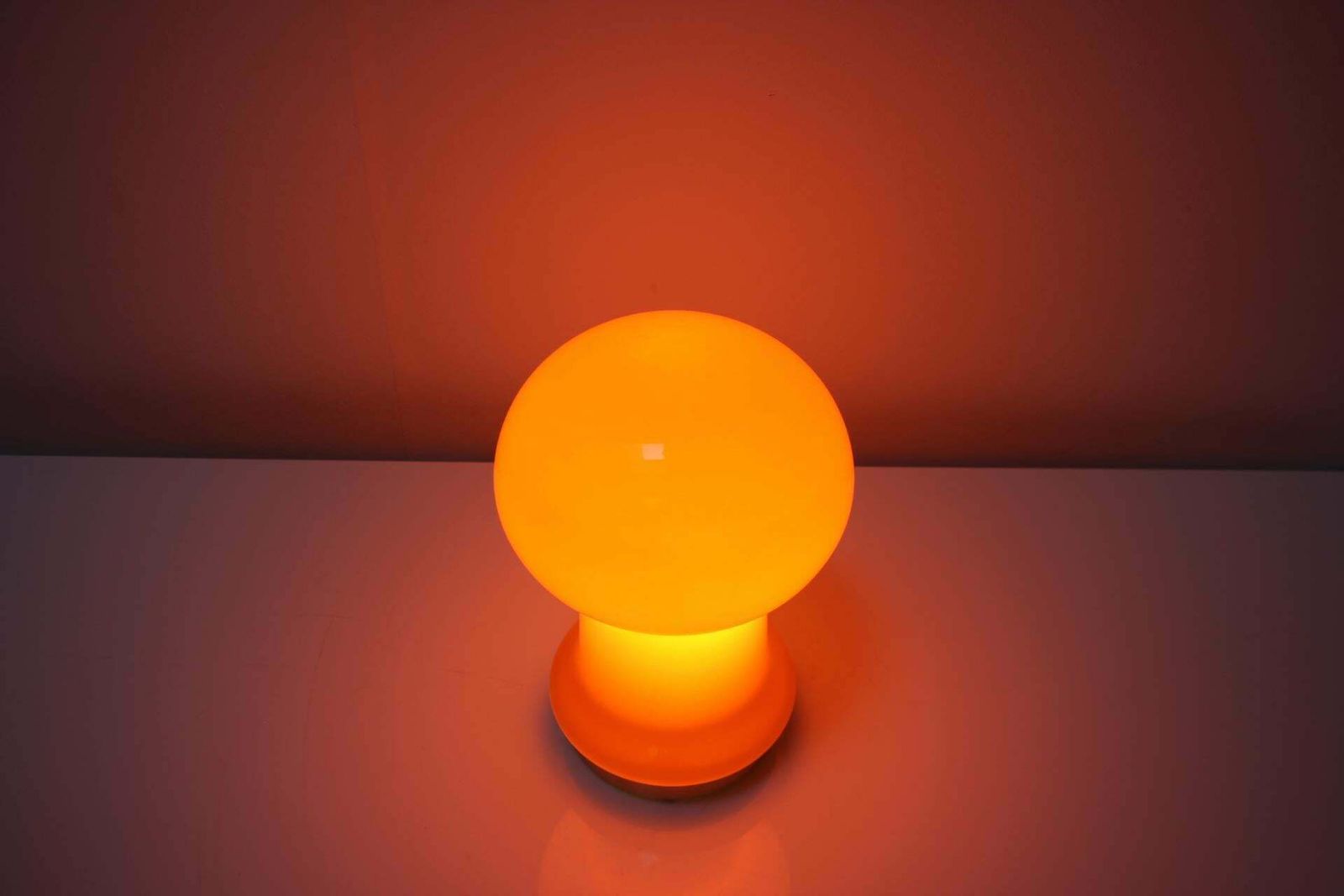 All Glass Table Lamp By Valasske Mezirici, 1970s photo 401.0