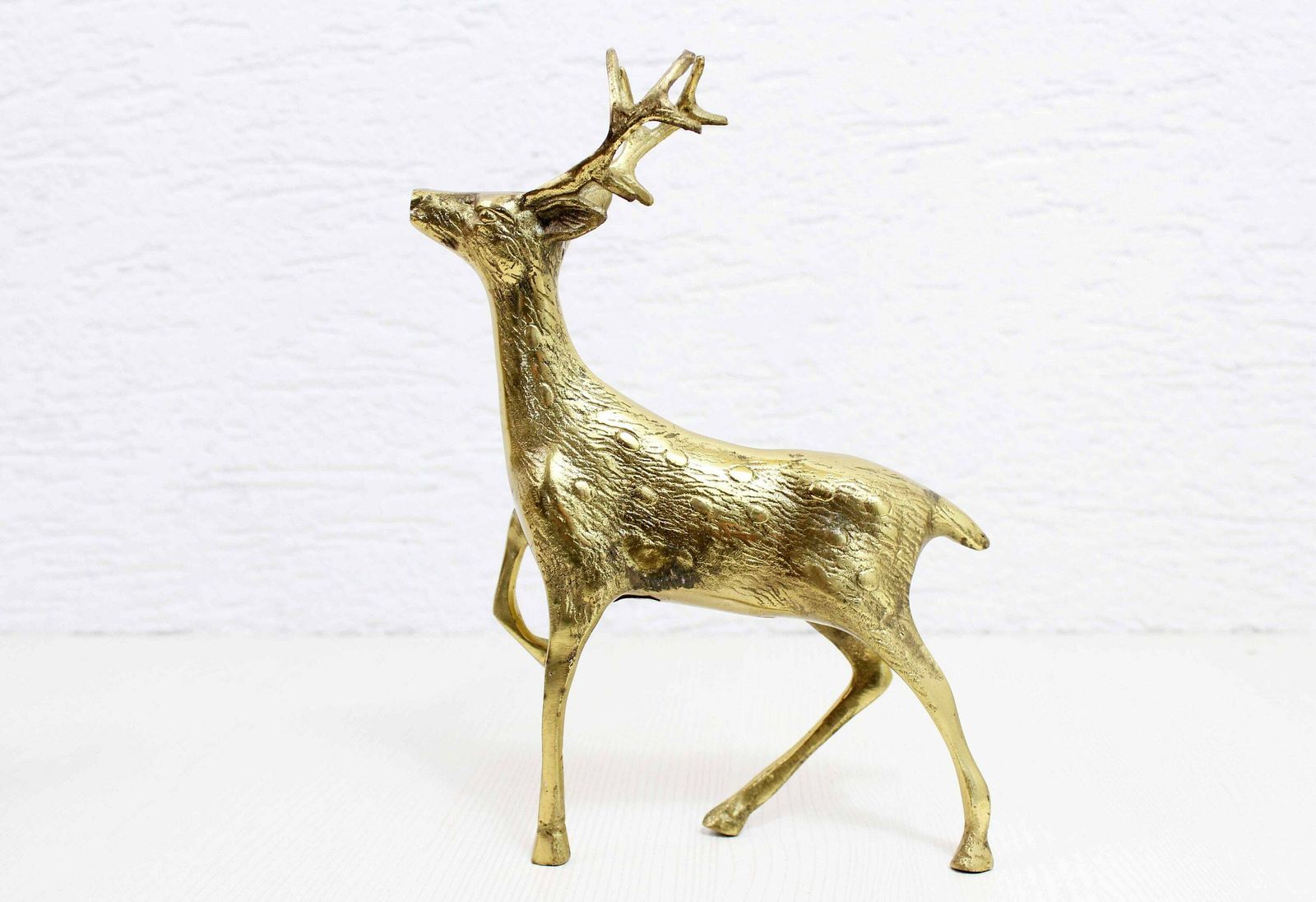 Couple Of Brass Deer From The 60s/70s photo for sale